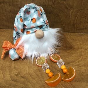 Oranges Gnome Beaded Legs Polka Dots Ice Cubes Citrus Bow Aqua Orange